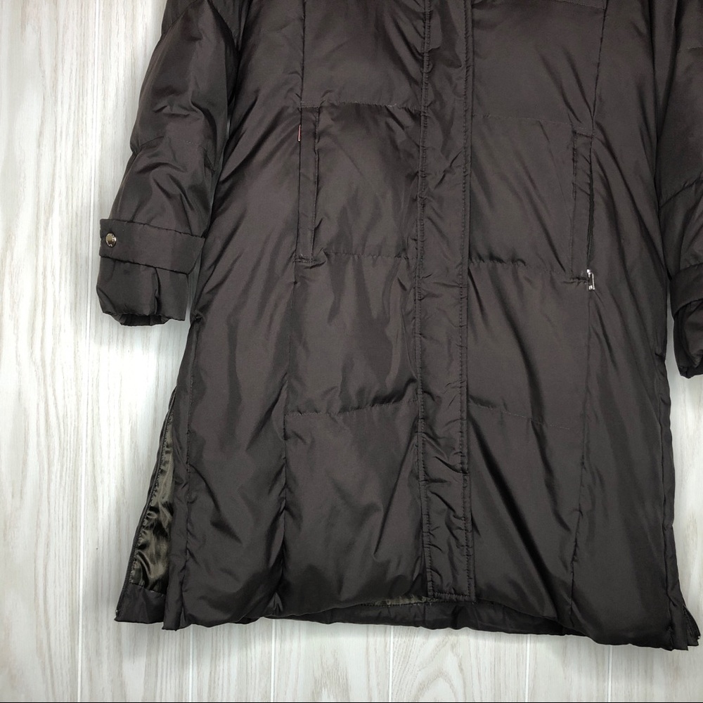 Michael Kors Brown Puffer Down Parka Coat - Picture 5 of 8